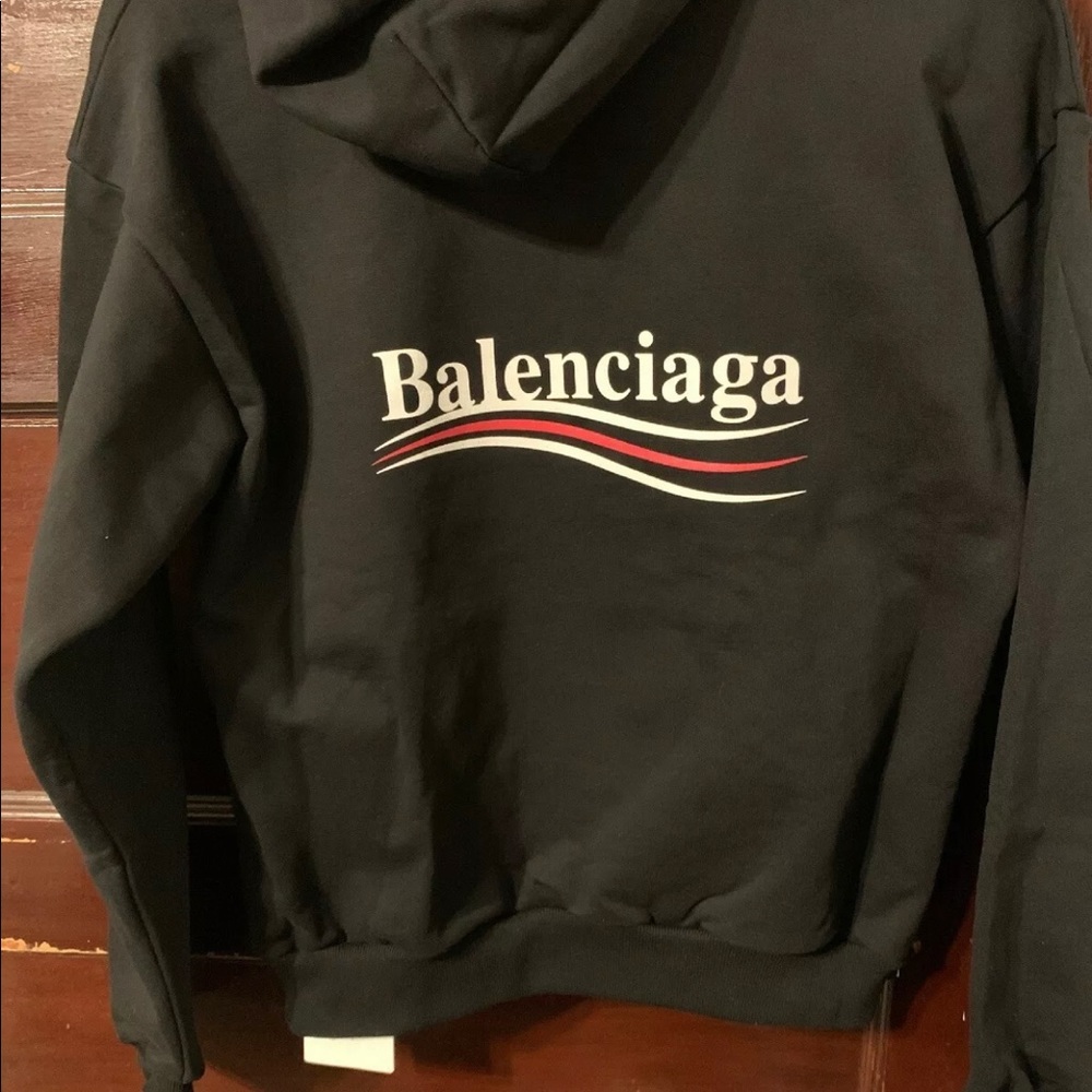(SOLD) NWT Balenciaga Campaign 2019 black hoodie